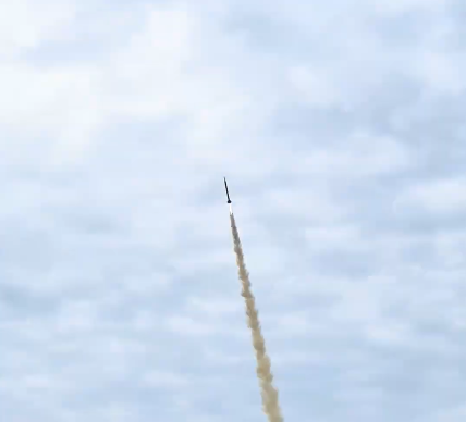 Rocket taking off